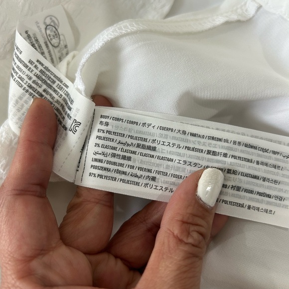 Abercrombie & Fitch
Tie-Front Textured Mini Dress sz XS White - Picture 5 of 5